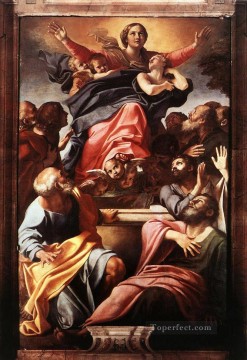 barroco Painting - Asunción de la Virgen María Barroco Annibale Carracci